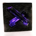 Segment from wall installation in dark blue blue glass by Edvin Ohrstrom 3 - Freeforms