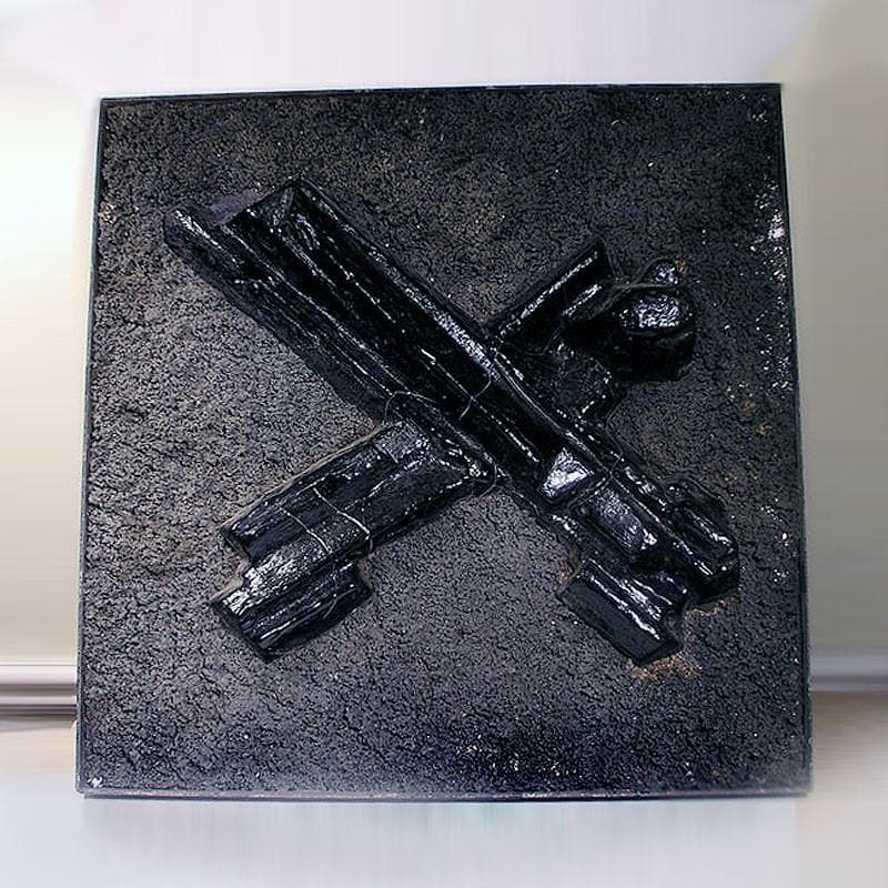 Segment from wall installation in dark blue blue glass by Edvin Ohrstrom 3 - Freeforms