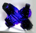 Segment from wall installation in dark blue glass by Edvin Ohrstrom - Freeforms