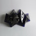 Segment from wall installation in dark blue glass by Edvin Ohrstrom - Freeforms