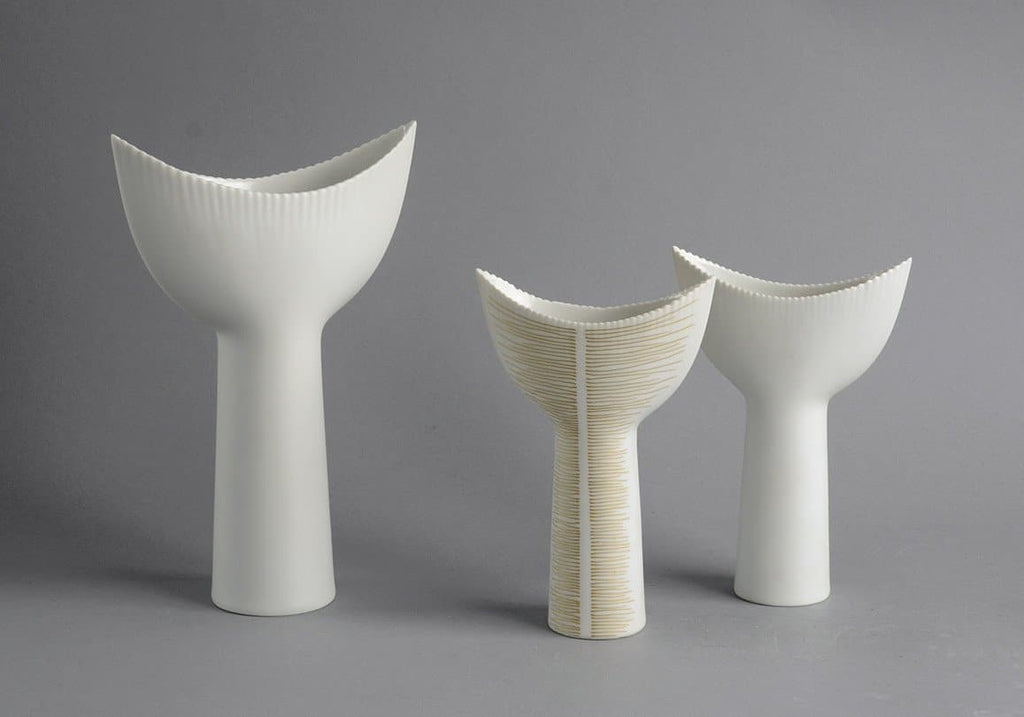 "Sharks Tooth" vase by Tapio Wirkkala for Rosenthal No. B3659 - Freeforms