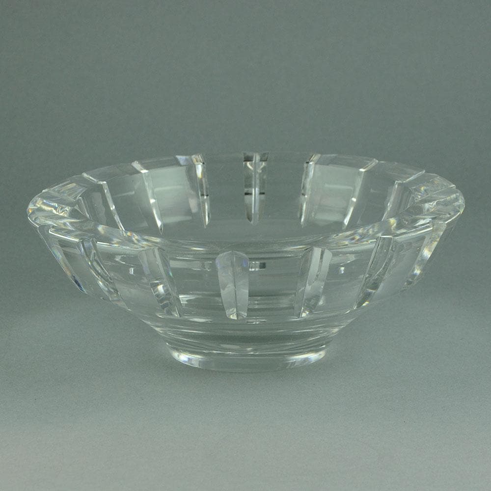 Simon Gate for Orrefors faceted glass bowl N7414 - Freeforms