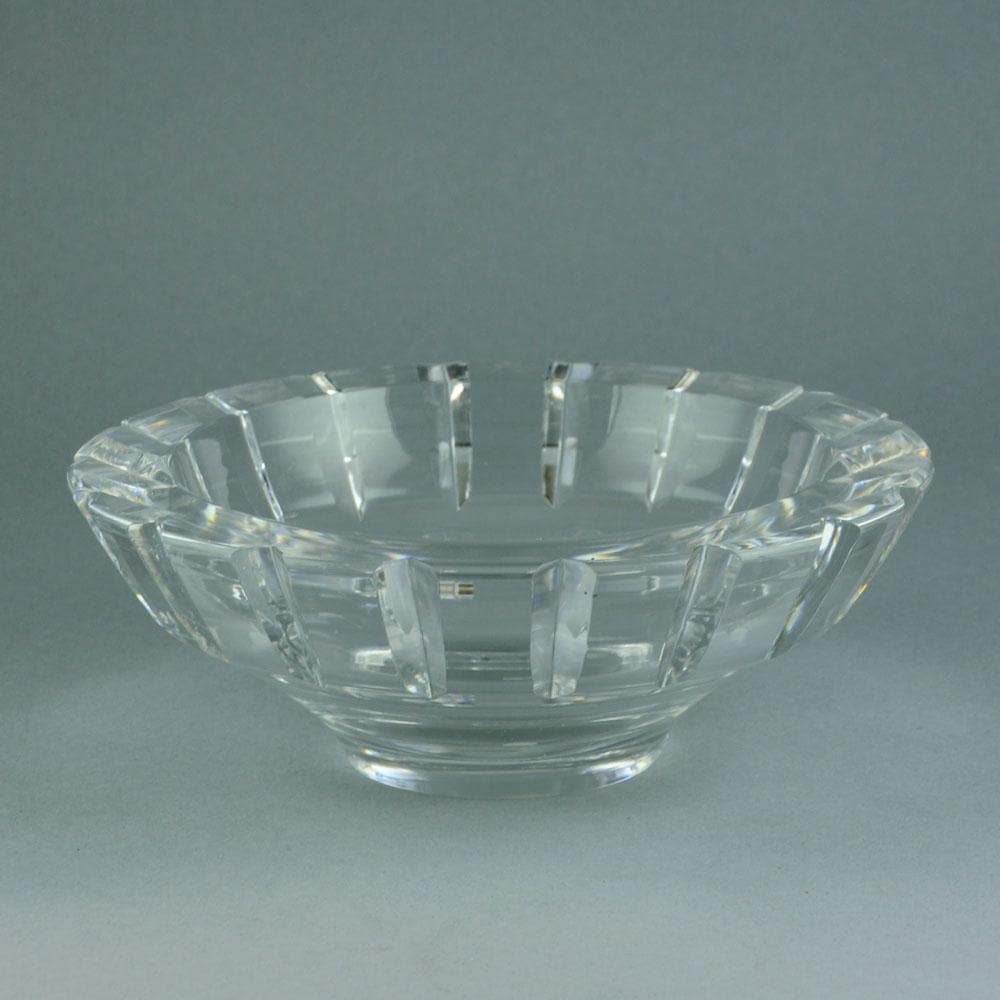 Simon Gate for Orrefors faceted glass bowl N7414 - Freeforms