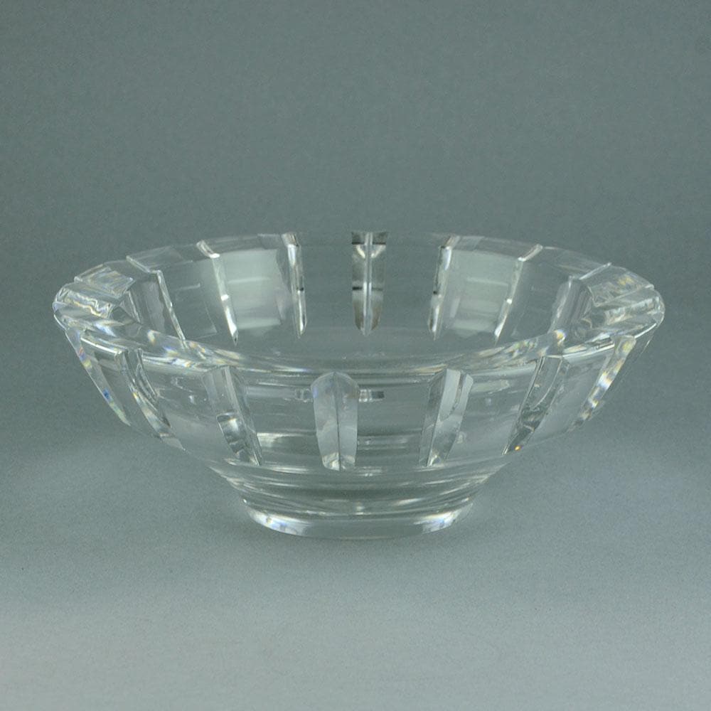 Simon Gate for Orrefors faceted glass bowl N7414 - Freeforms