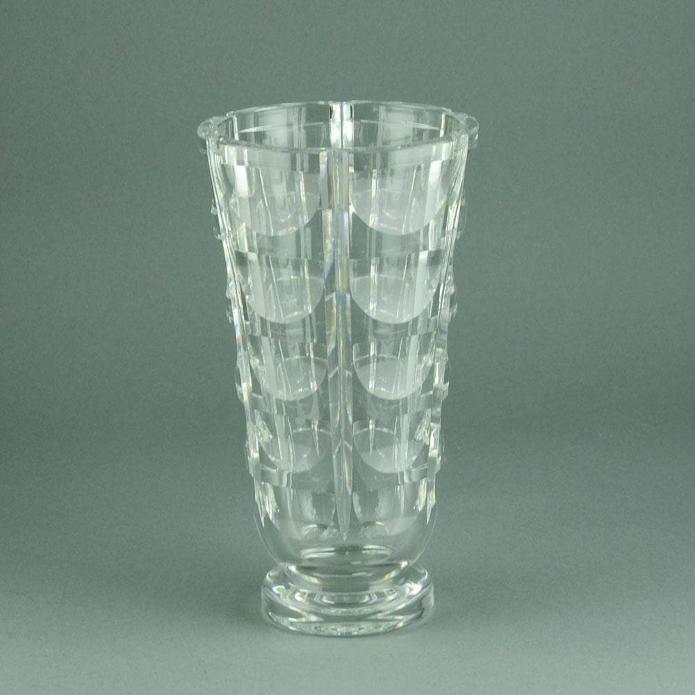 Simon Gate for Orrefors faceted glass vase N8489 - Freeforms