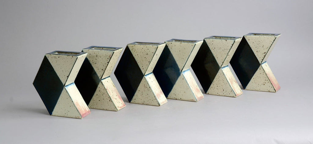 Six sculptural vessels by Karl Scheid B3425 - Freeforms