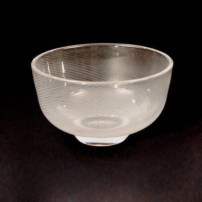 Slipgraal footed glass bowl by Edward Hald for Orrefors N3405 - Freeforms