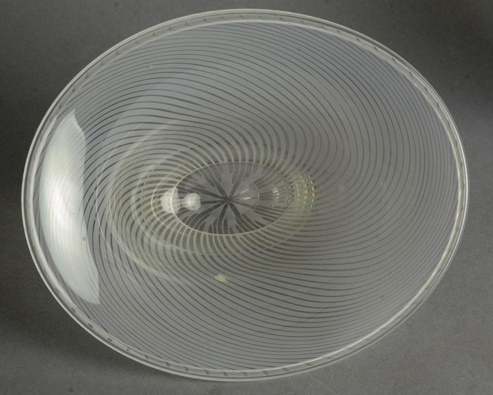Slipgraal glass bowl by Edward Hald for Orrefors N5184 - Freeforms