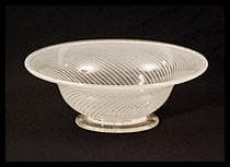 Slipgraal glass bowl by Edward Hald for Orrefors N5184 - Freeforms