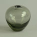 Small gray glass vase by Holmegaard N7891 - Freeforms