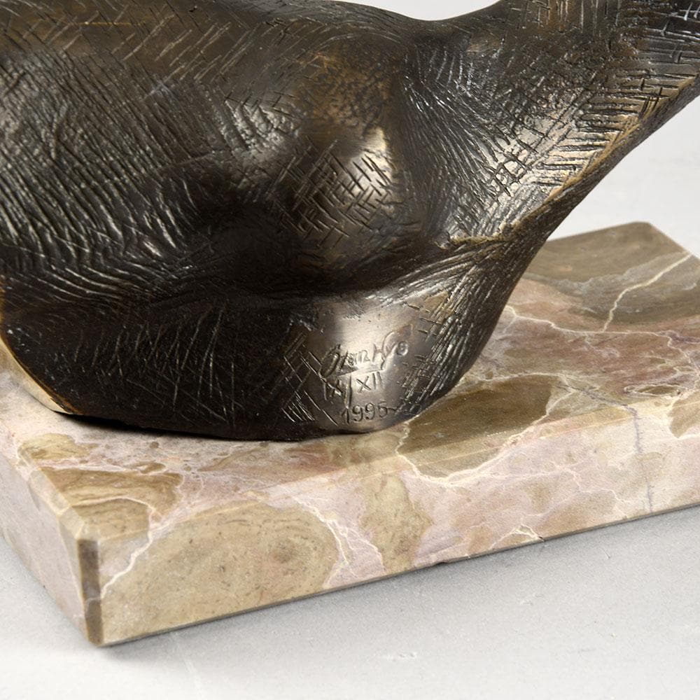 Stanislaw Wysocki, Poland, figural bronze sculpture, 1995 E7401 - Freeforms