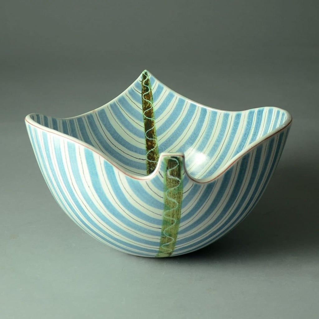 Stig Lindberg for Gustavsberg faience bowl B3972 - Freeforms