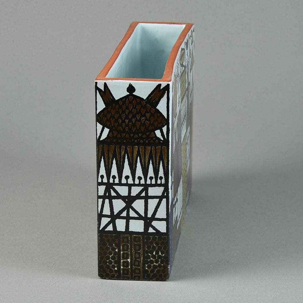 Stig Lindberg for Gustavsberg "Karneval" earthenware vase G9291 - Freeforms