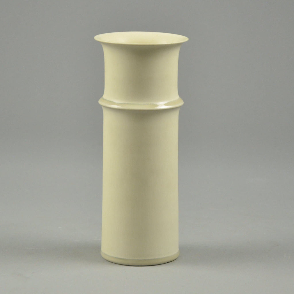 Stig Lindberg for Gustavsberg, stoneware vase with matte white glaze, 1950s-60s N9181 - Freeforms