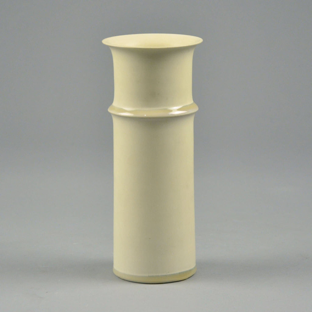 Stig Lindberg for Gustavsberg, stoneware vase with matte white glaze, 1950s-60s N9181 - Freeforms