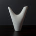 Stig Lindberg for Gustavsberg, Sweden, "Veckla" vase with matte white glaze G9399 - Freeforms