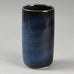 Stig Lindberg for Gustavsberg, unique stoneware cylindrical vase with blue glaze F8069 - Freeforms