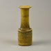 Stig Lindberg for Gustavsberg unique stoneware vase with impressed pattern and pale brown glaze C9013 - Freeforms