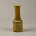 Stig Lindberg for Gustavsberg unique stoneware vase with impressed pattern and pale brown glaze C9013 - Freeforms