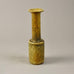 Stig Lindberg for Gustavsberg unique stoneware vase with impressed pattern and pale brown glaze C9013 - Freeforms