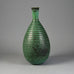 Stig Lindberg for Gustavsberg, very large unique stoneware vase with green and black glaze G9211 - Freeforms