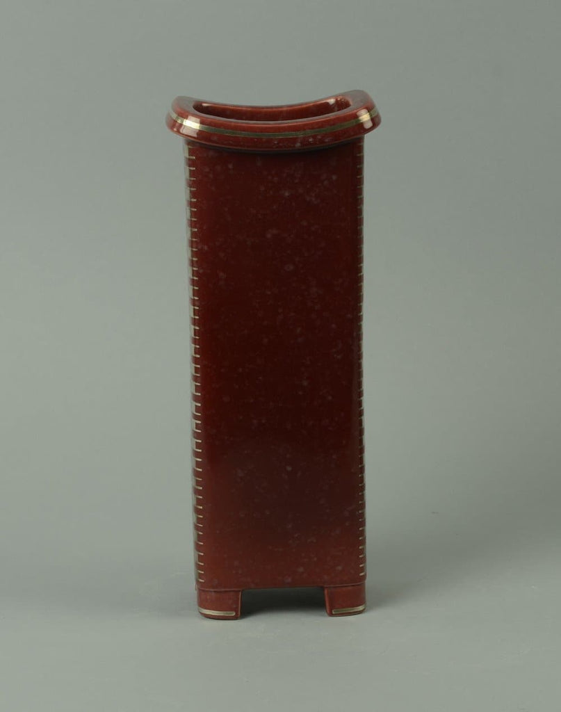 Stoneware "Argenta" vase by Wilhelm Kåge A1227 - Freeforms