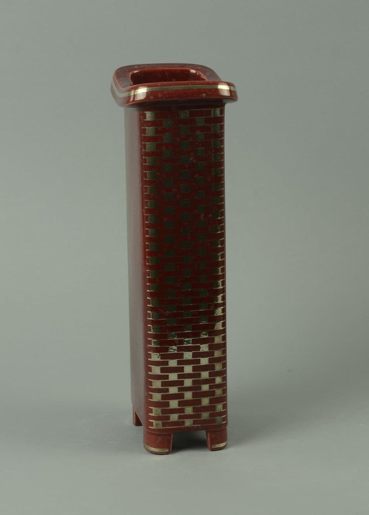 Stoneware "Argenta" vase by Wilhelm Kåge A1227 - Freeforms