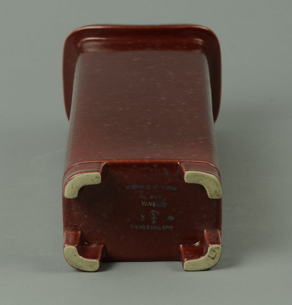 Stoneware "Argenta" vase by Wilhelm Kåge A1227 - Freeforms