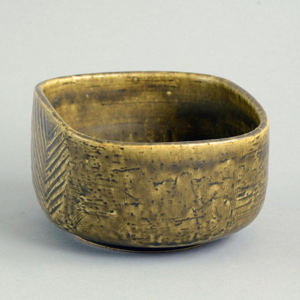 Stoneware bowl by Eva Staehr Nielsen for Saxbo B4028 - Freeforms