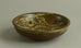 Stoneware bowl with pine cone illustration by Gerd Bogelund N6349 - Freeforms
