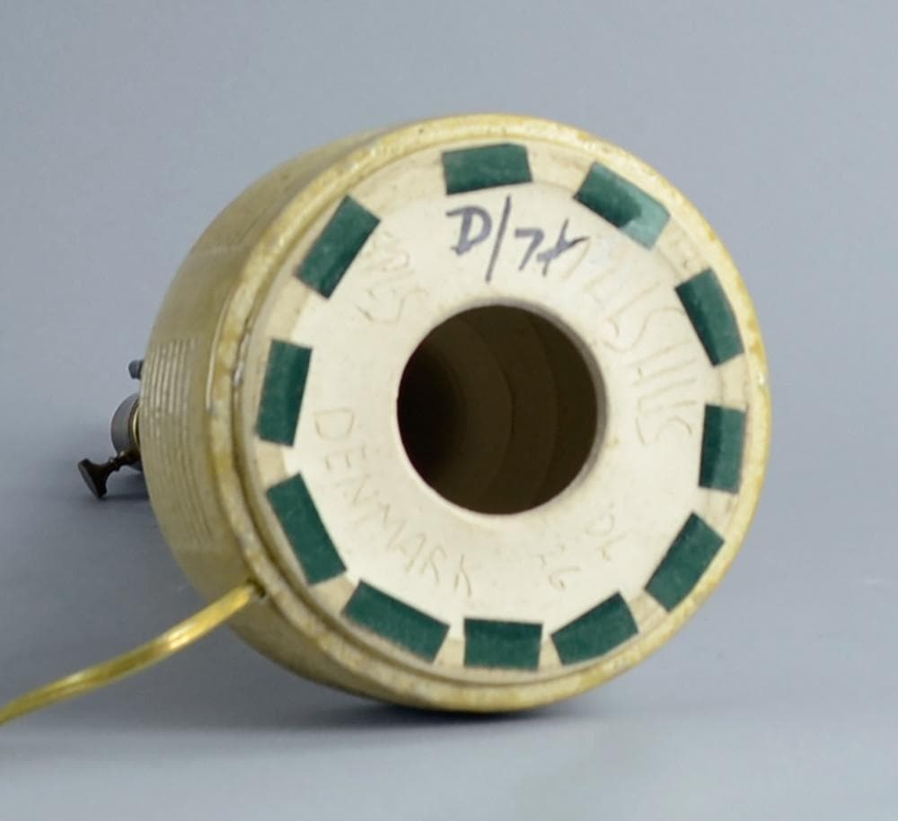 Stoneware chamotte lamp by Per and Annelise Linnemann-Schmidt A1246 - Freeforms