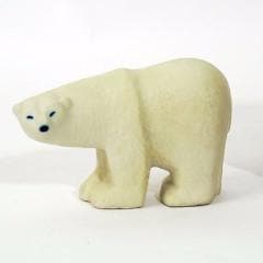 Stoneware figure of a polar bear by Lisa Larson N9272 - Freeforms