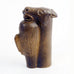 Stoneware figure with matte brown glaze by Åke Holm N7656 - Freeforms