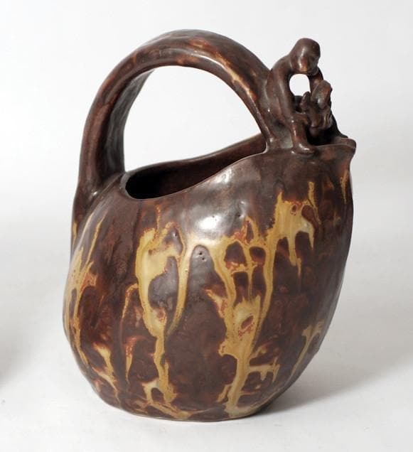 Stoneware jug by Bode Willumsen N3009 - Freeforms