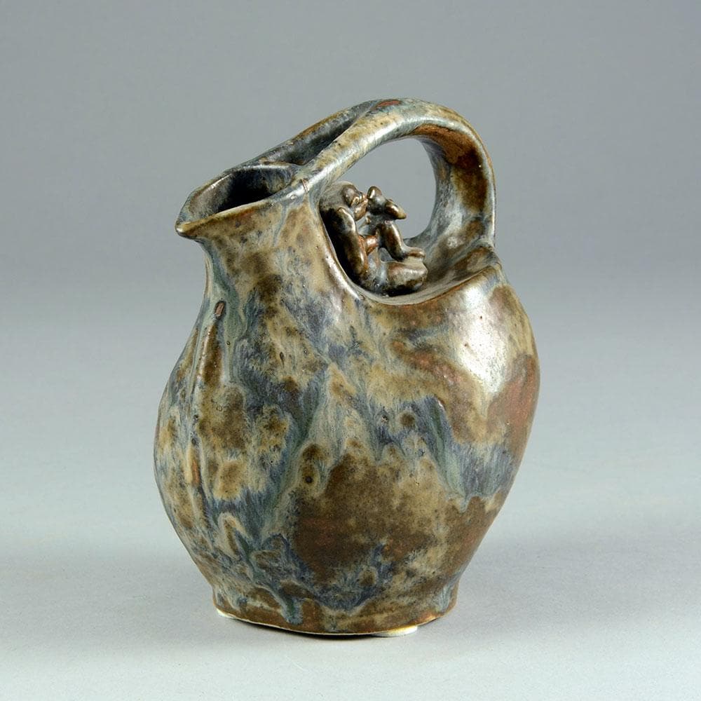 Stoneware jug by Bode Willumsen N3994 - Freeforms