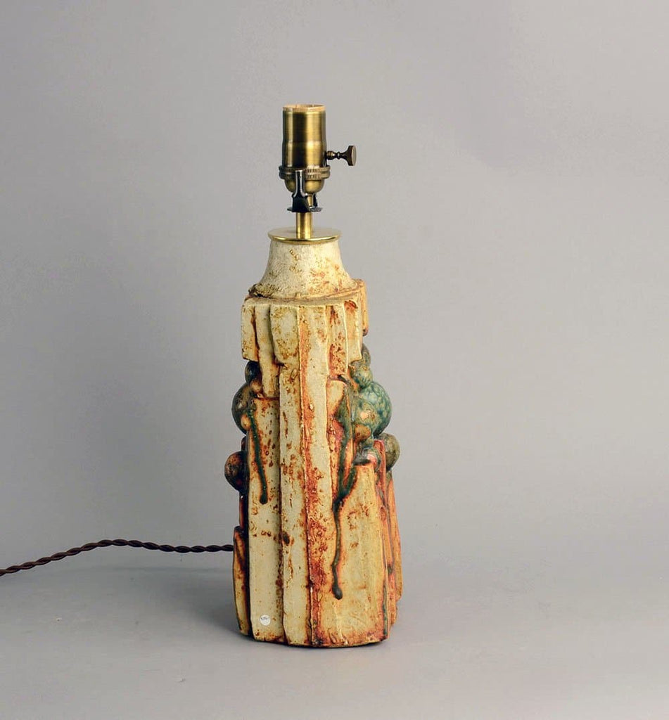 Stoneware lamp by Bernard Rooke B3964 - Freeforms