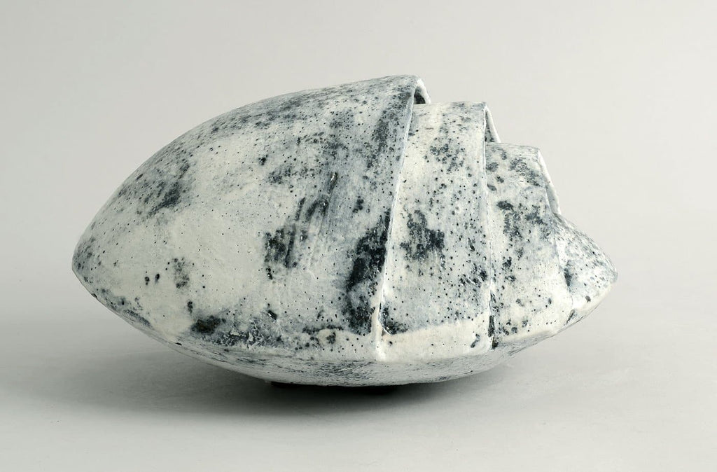 Stoneware sculptural vessel by Gunhild Åberg N9062 - Freeforms