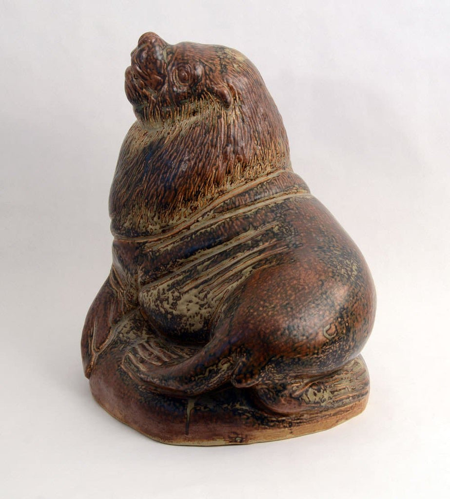 Stoneware Sea Lion by Karl Larsen for Royal Copenhagen N7624 - Freeforms