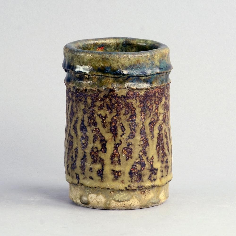 Stoneware vase by Lotte Reimers N6881 - Freeforms