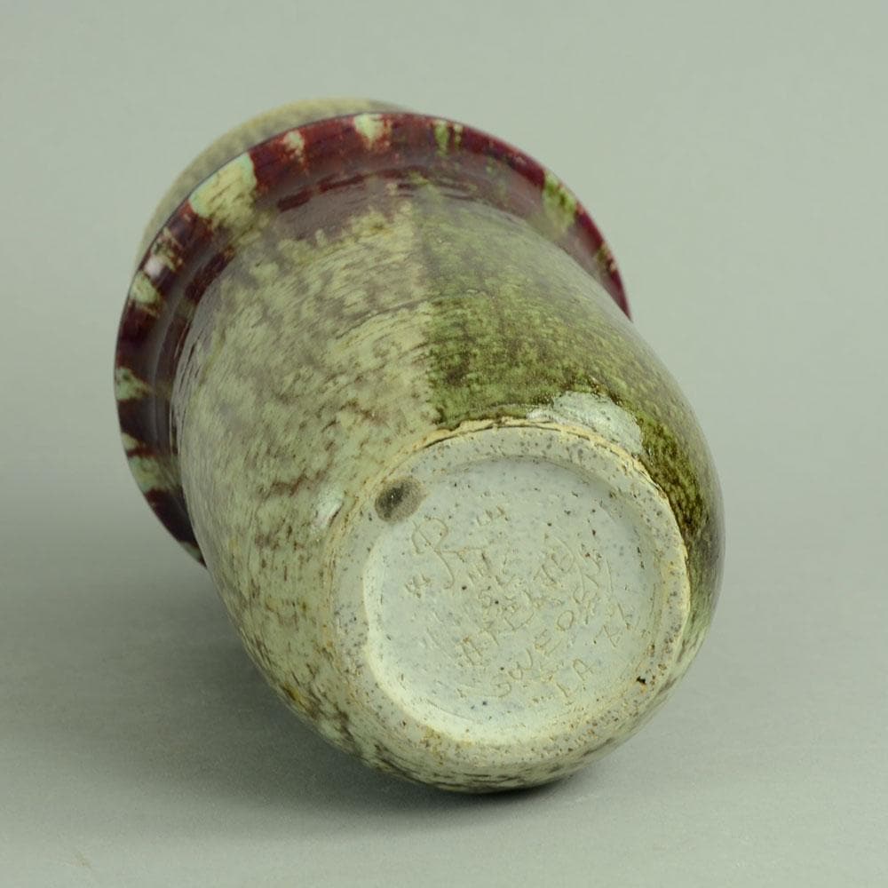 Stoneware vase by Sylvia Leuchovius C5330 - Freeforms