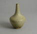 Stoneware vase in speckled beige glaze by Gunnar Nylund A1070 - Freeforms