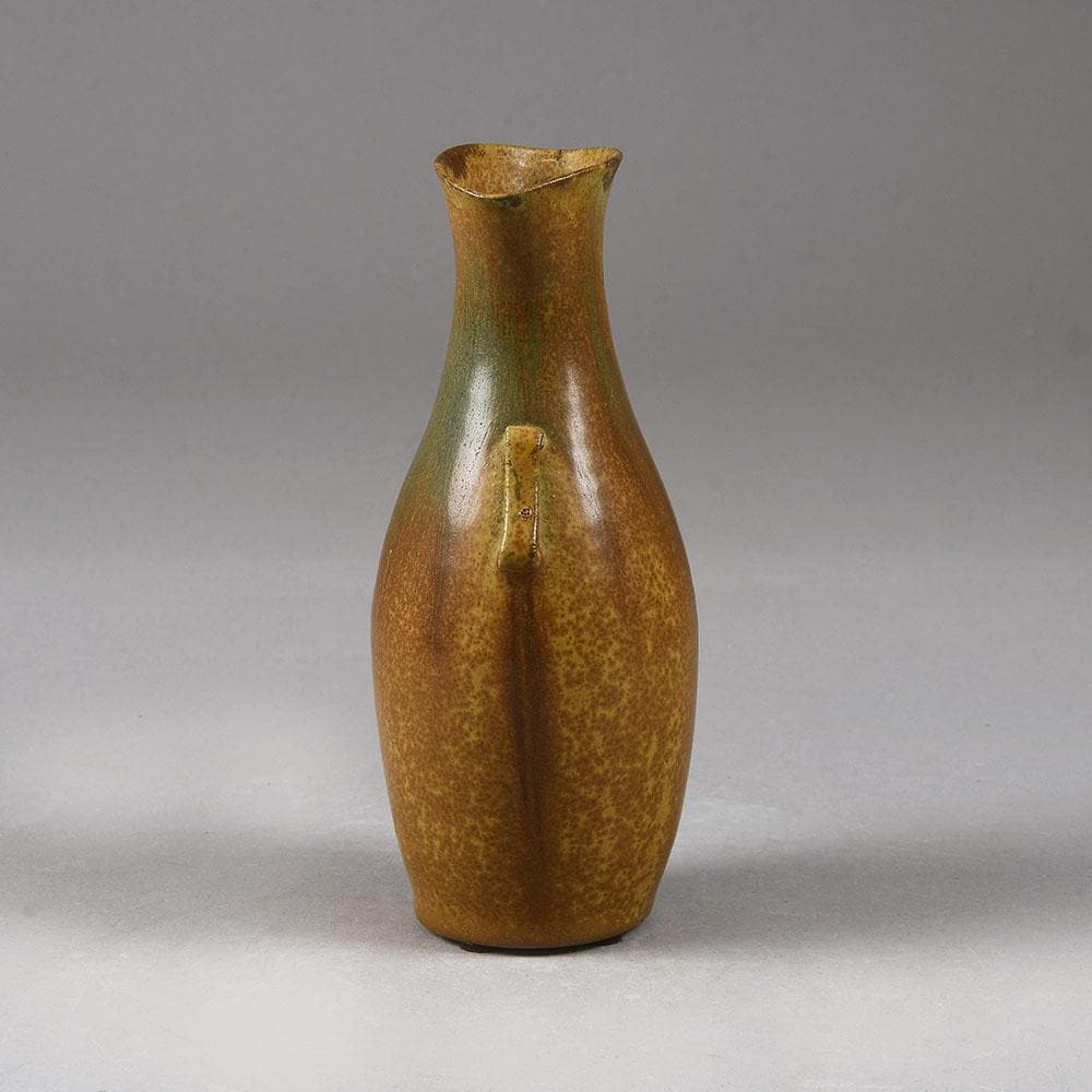 Stoneware vase with brown glaze by Arne Bang N5749 - Freeforms