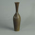 Stoneware vase with matte brown glaze by Gunnar Nylund N9500 - Freeforms