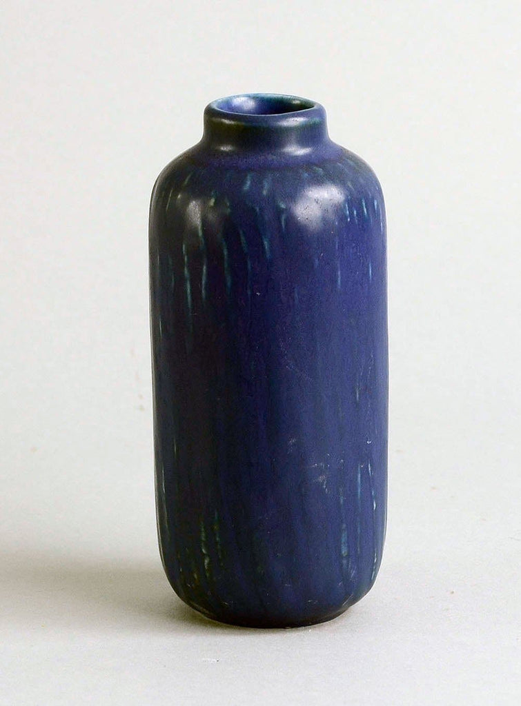 Stoneware vase with matte dark by Gunnar Nylund B3372 - Freeforms