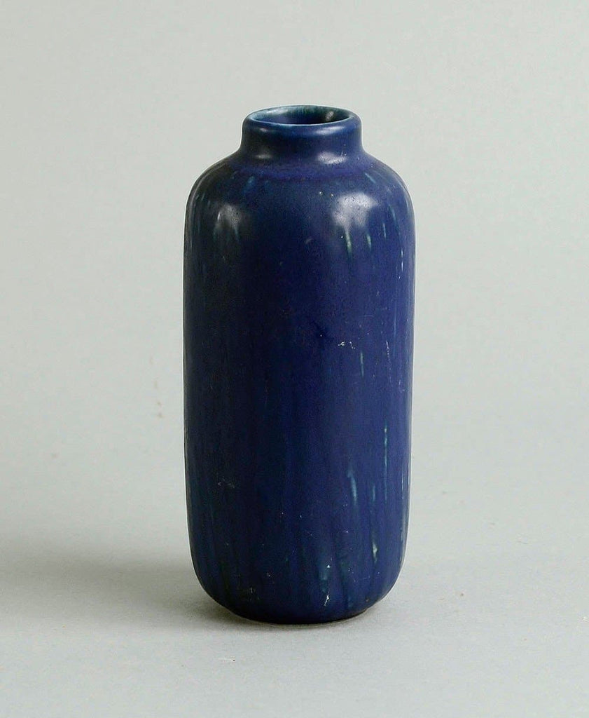 Stoneware vase with matte dark by Gunnar Nylund B3372 - Freeforms