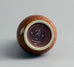 Stoneware vase with mottled matte brown glaze by Gunnar Nylund B3100 - Freeforms