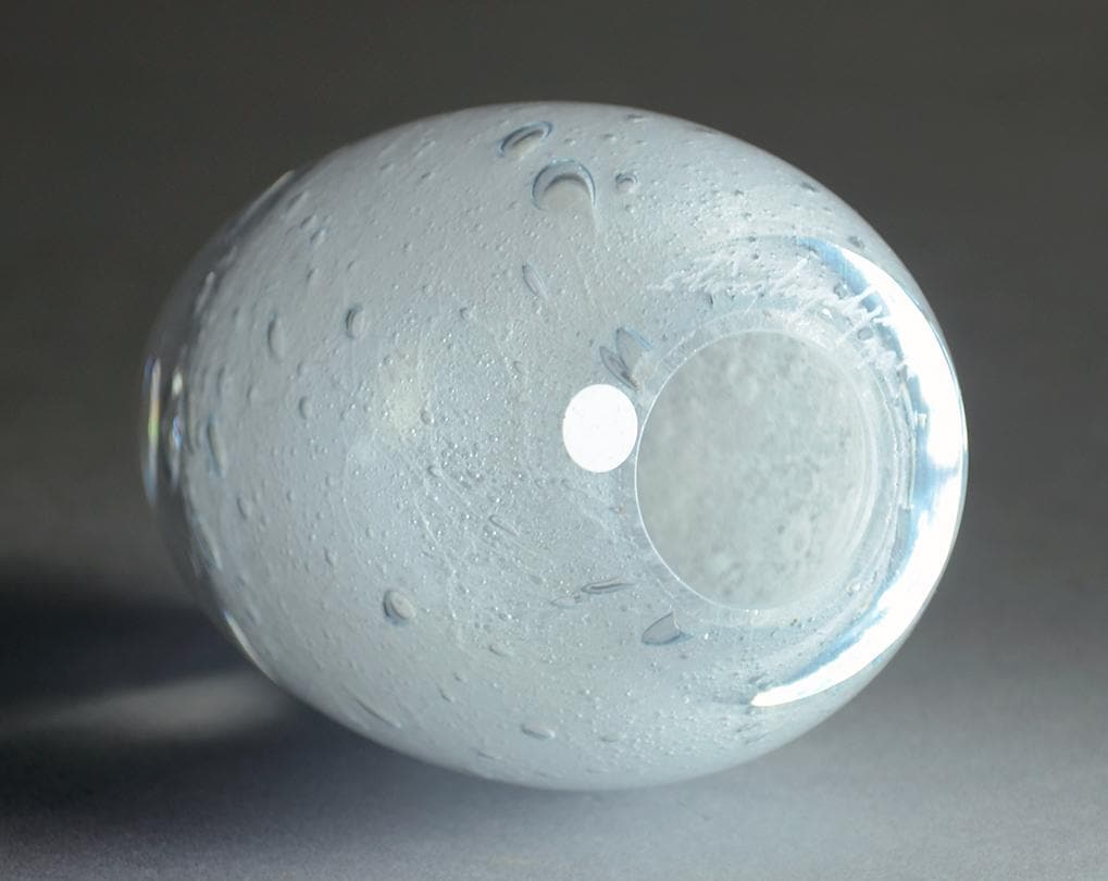 Strombergshyttan clear glass paperweight A1625 - Freeforms