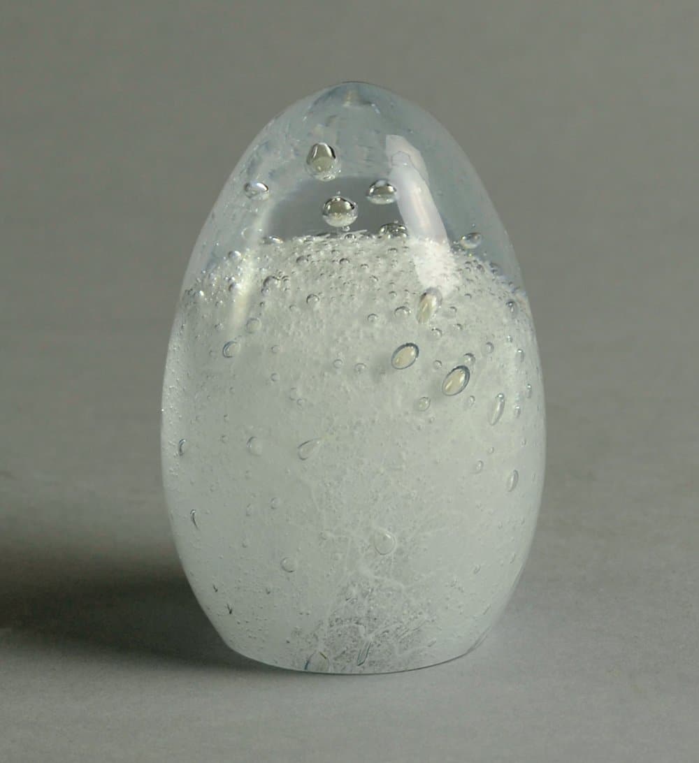 Strombergshyttan clear glass paperweight A1625 - Freeforms