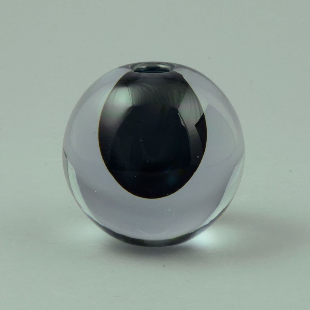 Strombergshyttan glass orb vase/paperweight A1535 - Freeforms