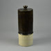 Sylvia Leuchovius for Rörstrand, Sweden, unique stoneware vase with dark brown glaze G9134 - Freeforms